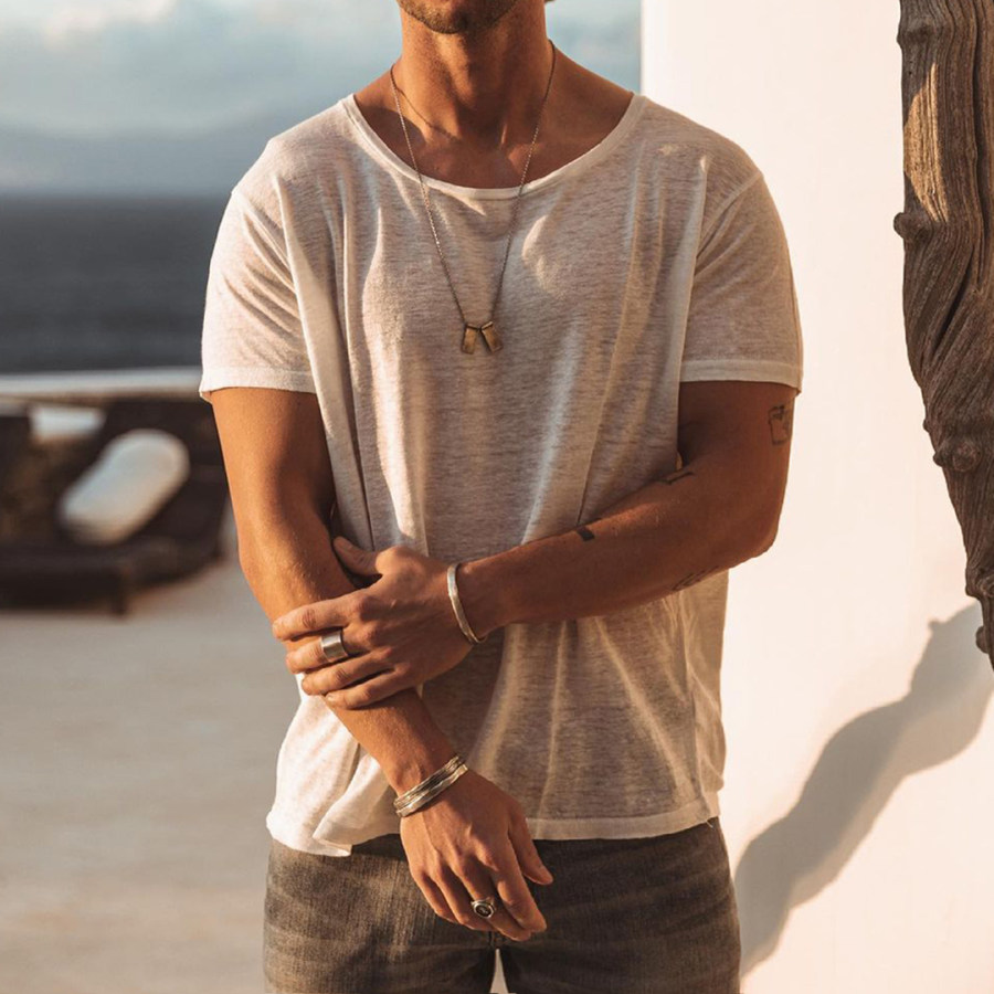 Men's Casual Cotton T-Shirt