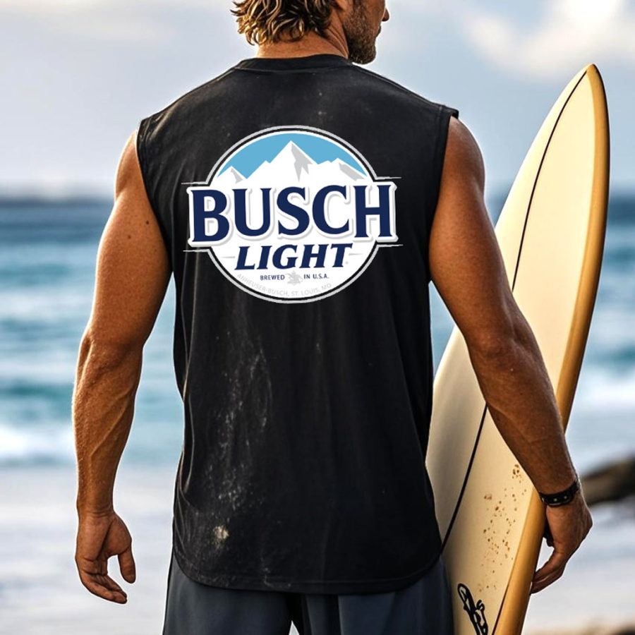 Men's Vintage Light Drinking Surfing Graphic Print Round Neck Sleeveless Muscle Tank Top
Men's Vintage Light Drinking Surfing Graphic Print Round Neck Sleeveless Muscle Tank Top