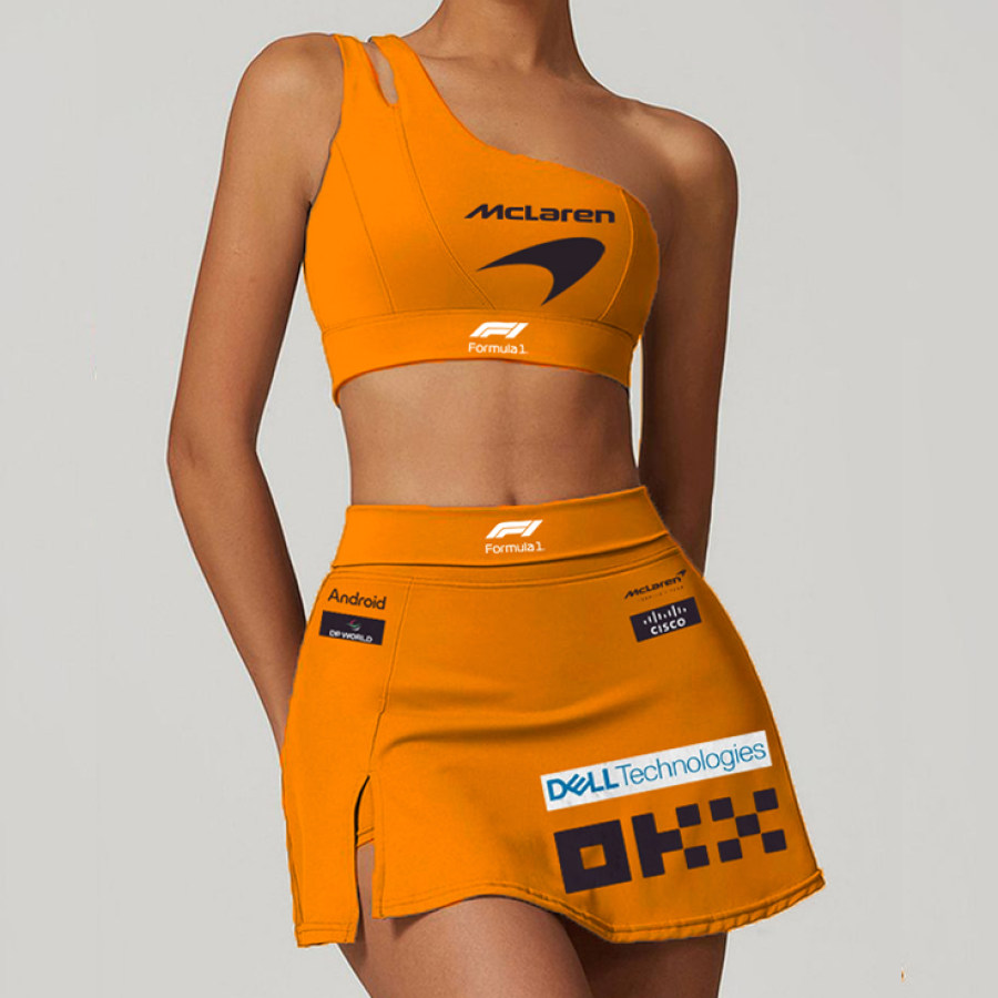 Women's Racing Team Logo Print Slim Fit Sportswear Casual Four Seasons Two Piece Suit
Women's Racing Team Logo Print Slim Fit Sportswear Casual Four Seasons Two Piece Suit