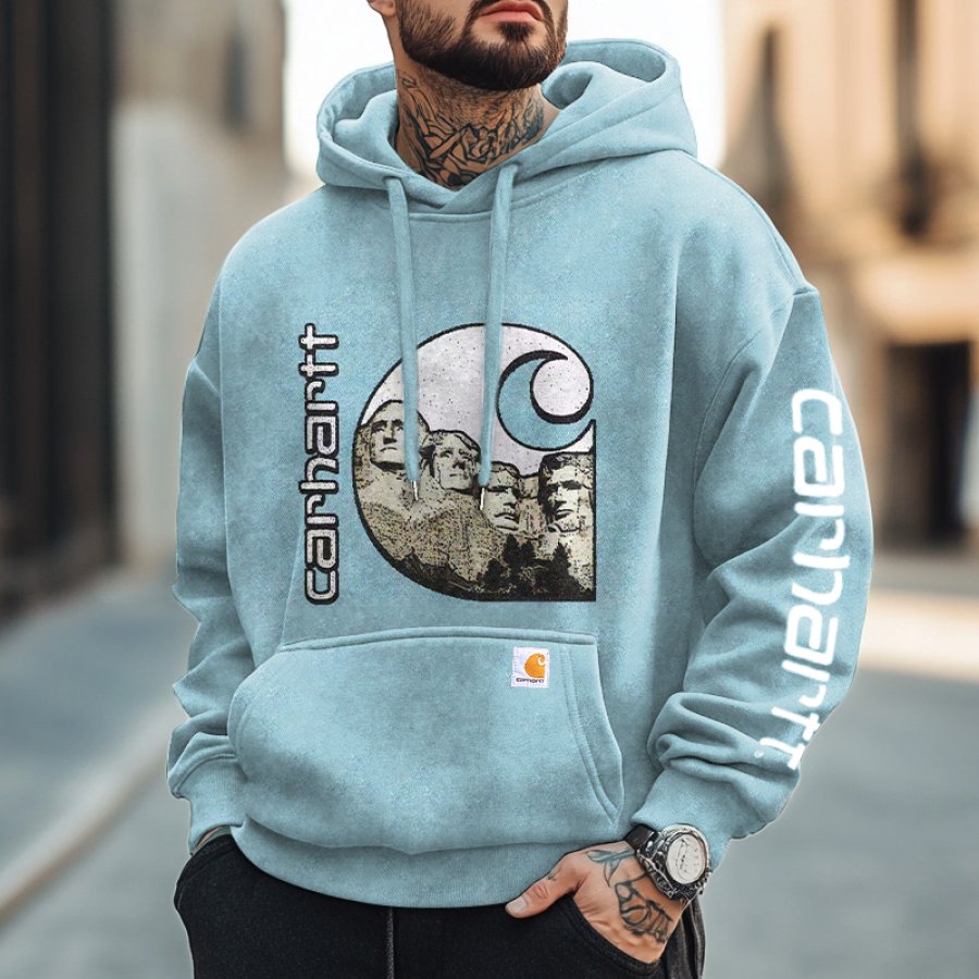 Men's Vintage Outdoor Print Presidential Faces Of Mount Rushmore Hoodie Streetwear
Men's Vintage Outdoor Print Presidential Faces Of Mount Rushmore Hoodie Streetwear