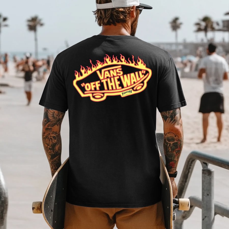 Unisex Vintage Surf Print Knit Lightweight Mesh Surf T-Shirt - Perfect For Summer Outdoors
Unisex Vintage Surf Print Knit Lightweight Mesh Surf T-Shirt - Perfect For Summer Outdoors