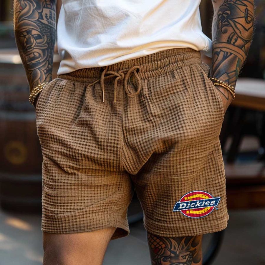Men's Vintage Waffle Knit Outdoor Elastic Workwear Drawstring Shorts Walkshorts Boardshorts
Men's Vintage Waffle Knit Outdoor Elastic Workwear Drawstring Shorts Walkshorts Boardshorts