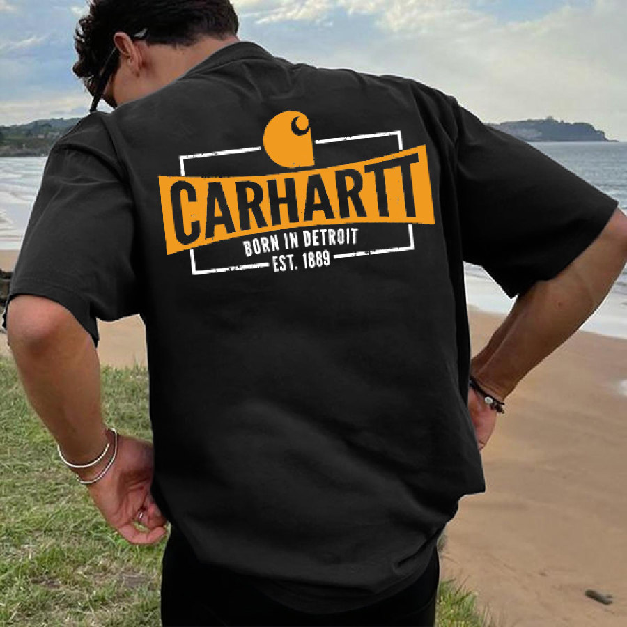 Carhartt Men's Vintage Surfing Graphic Print Crew Neck Cotton Short Sleeve T-Shirt
Carhartt Men's Vintage Surfing Graphic Print Crew Neck Cotton Short Sleeve T-Shirt