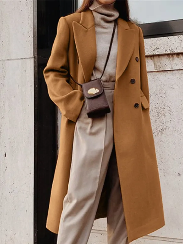 Long Woolen Coat - Ninacloak.com 