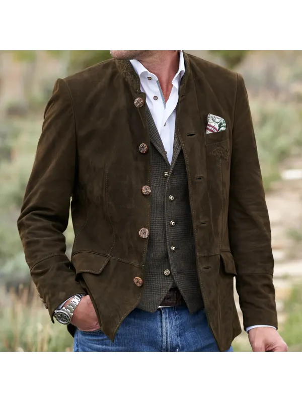 Hirschkogl Suede Jacket-Gorsuch - Ninacloak.com 