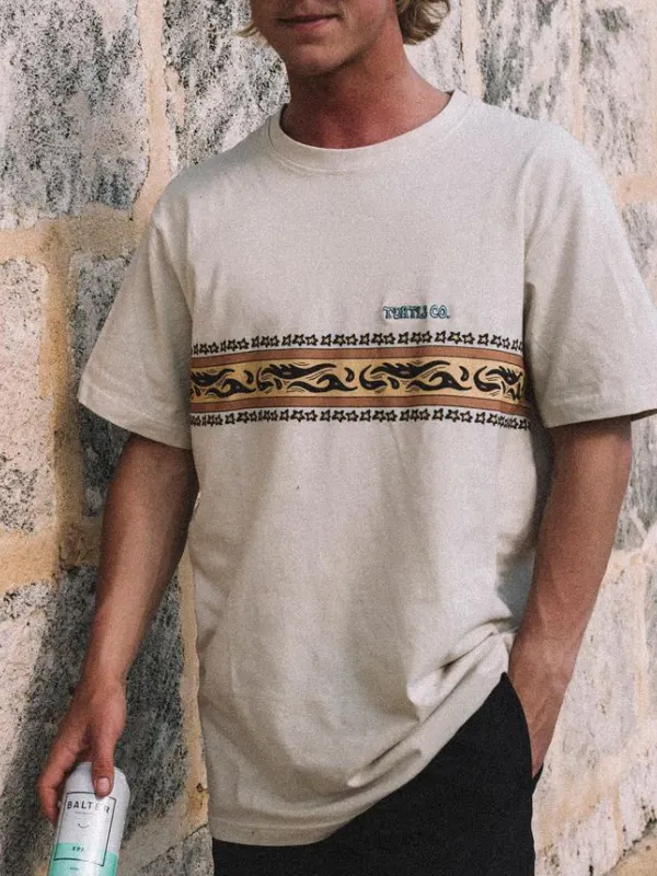 Men's Casual Printed Color Short Sleeve Shirt - Simplyion.com 