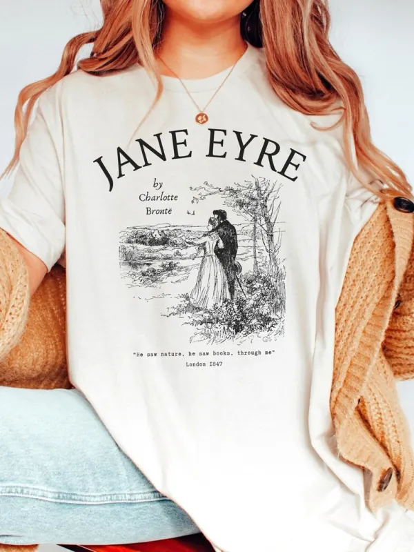 Jane Eyre Charlotte Bronte T-shirt - Realyiyishop.com 