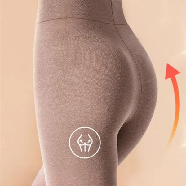 Women's Seamless Thermal Pants Autumn And Winter High Waist Tight Leggings - Elementnice.com 