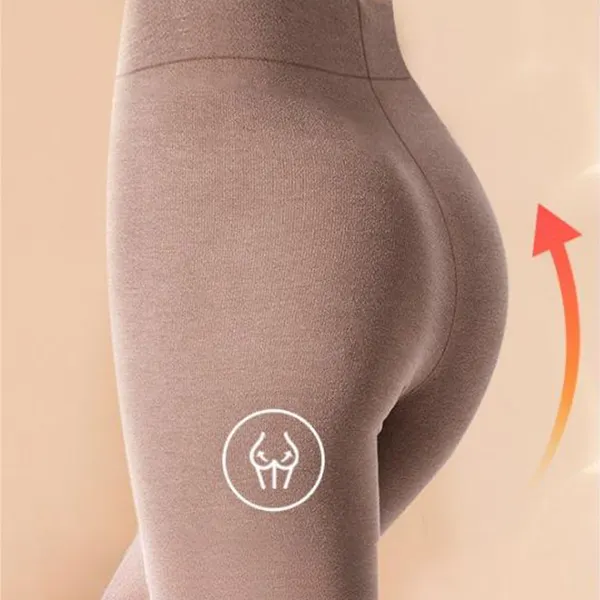 Women's Seamless Thermal Pants Autumn And Winter High Waist Tight Leggings - Cotosen.com 