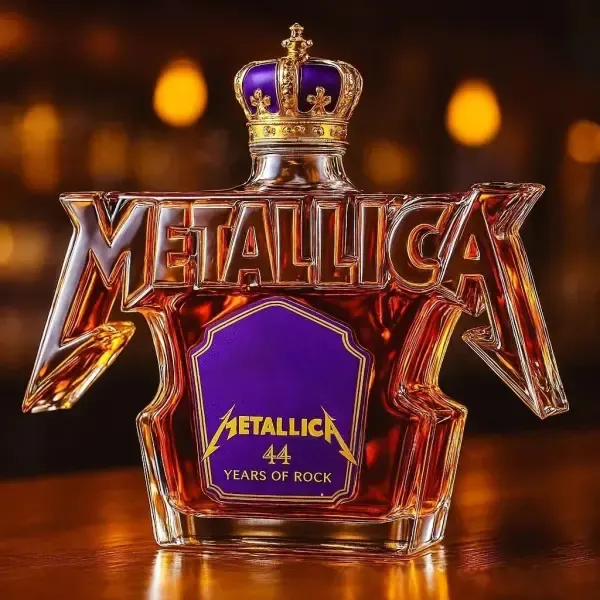 LIMITED EDITION PREMIUM Metallica 44 Years Of Rock Crown Royal Whiskey Bottle - Lukalula.com 