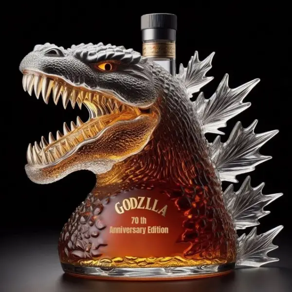 Godzilla Whiskey Bottle Collector's Edition, Whiskey Decanter,Whiskey Carafe for Wine, Liquor, Scotch, Bourbon, Brandy - Lukalula.com 