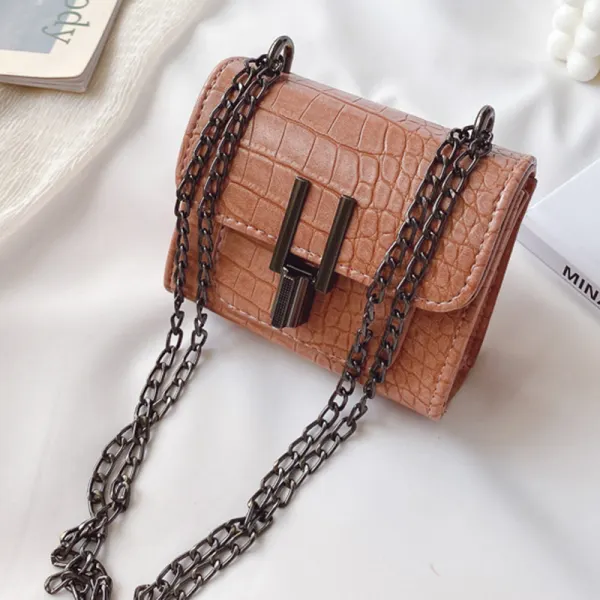 Girl Fashion Metal Chain Bag Only $36.75 - Lukalula.com 