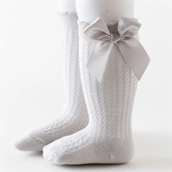 Girls Loose-knot Mesh Socks - Lukalula.com 