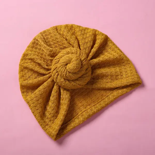 Baby Snail Waffle Knitted Stretch Indian Hat Only $11.25 - Lukalula.com 