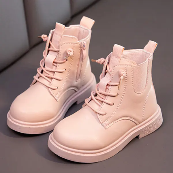 Girls Lace Up Martin Boots Only $40.42 - Lukalula.com 