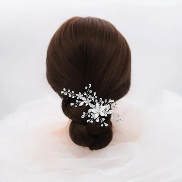 Headdress Flower Side Clip Bridal Wedding Hairpin Jewelry Only $25.85 - Lukalula.com 