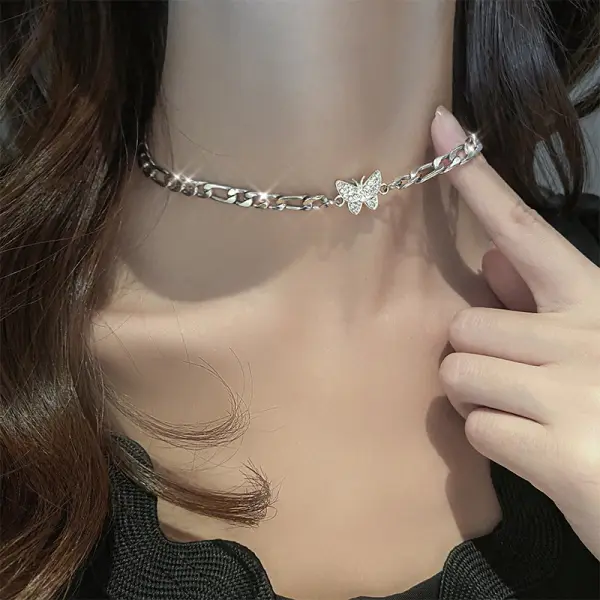 Butterfly Clavicle Necklace Only $7.08 - Lukalula.com 