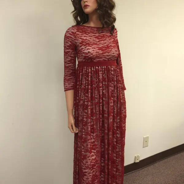 Maternity Lace Photoshoot Dress Only $65.36 - Lukalula.com 