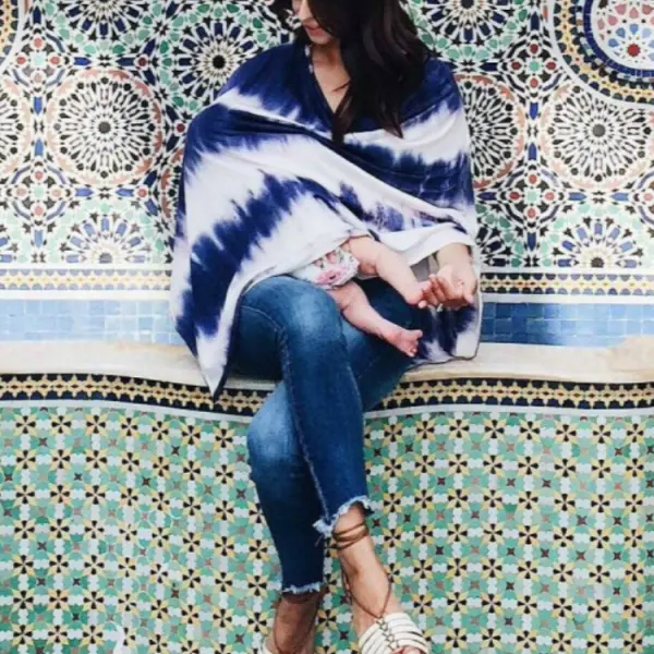 Maternity Top Multi Functional Nursing Poncho Cover - Lukalula.com 