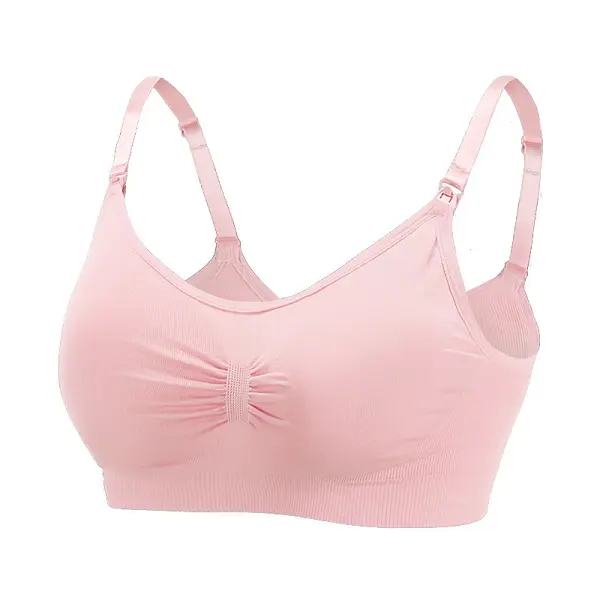 Maternity No Steel Front Buckle Adjustment Gathering Anti-overflow Breast Plus Size Breastfeeding Underwear - Lukalula.com 
