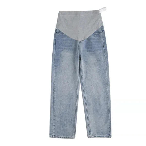 Maternity Belly Support Loose Jeans - Lukalula.com 