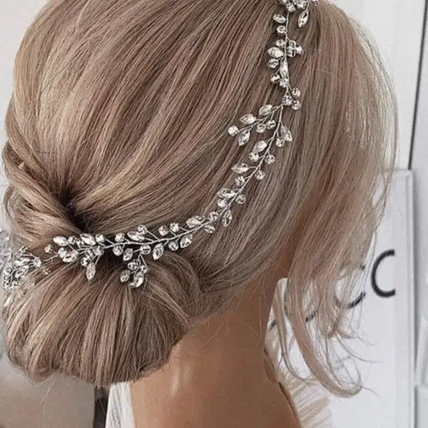 Bridal Headwear Crystal Rhinestone Headband Light Luxury Wedding Hair Accessories - Lukalula.com 