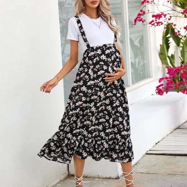 Maternity Waist Sling Detachable Printed Skirt (Without Top) - Lukalula.com 