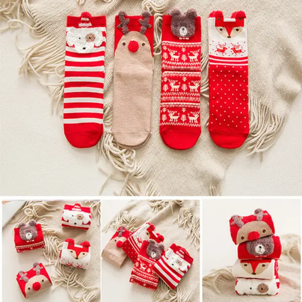 Christmas Cotton Socks - Lukalula.com 