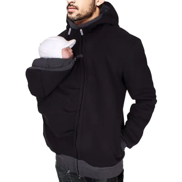 Daddy's Multifunctional Kangaroo Hoodie - Lukalula.com 