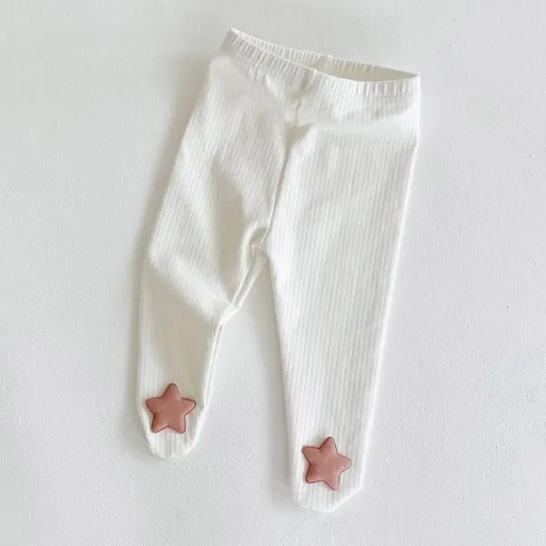 【3M-24M】Baby Girl Cute Sweet Cotton Star Print High Elastic Tights Only $12.90 - Lukalula.com 