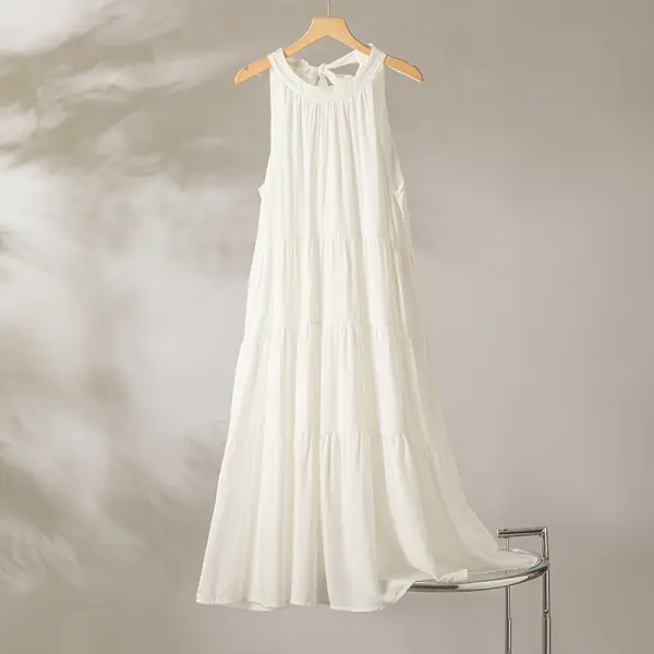 Maternity White Off The Shoulder Dress Only $55.69 - Lukalula.com 