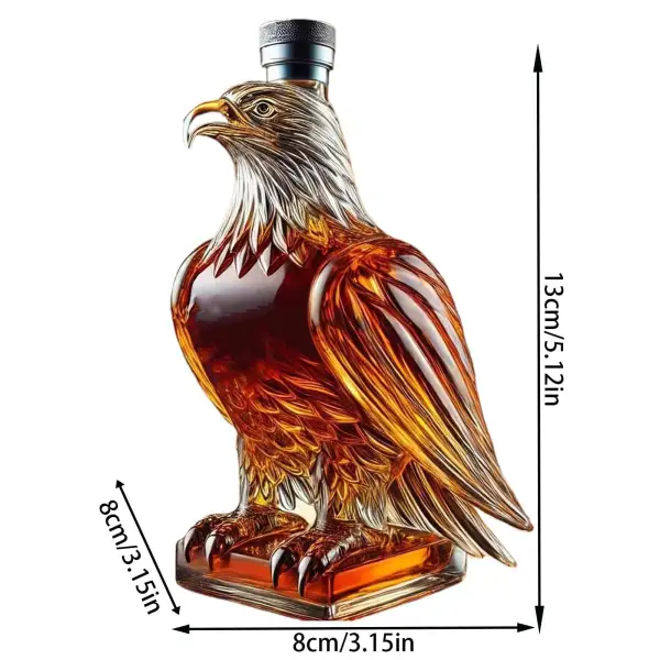 Eagle Whiskey Bottle, Whiskey Decanter, Whiskey Carafe for Bar Restaurant, Creative Gifts - Lukalula.com 