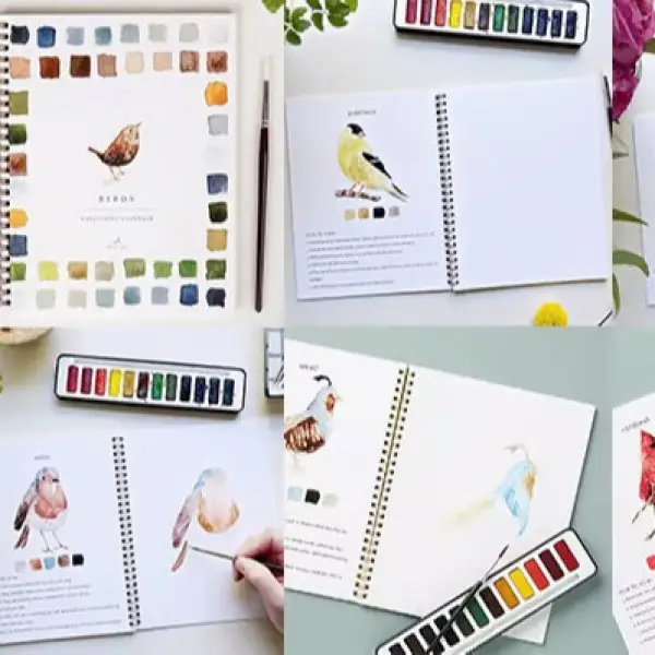 Watercolor Workbook - Lukalula.com 