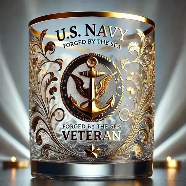 Personalized Veteran Tribute Glass - Lukalula.com 