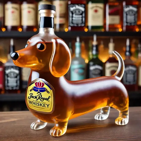 Dachshund Dog Whiskey Bottle – A Bark-Worthy Blend Of Whimsy & Sophistication! - Lukalula.com 