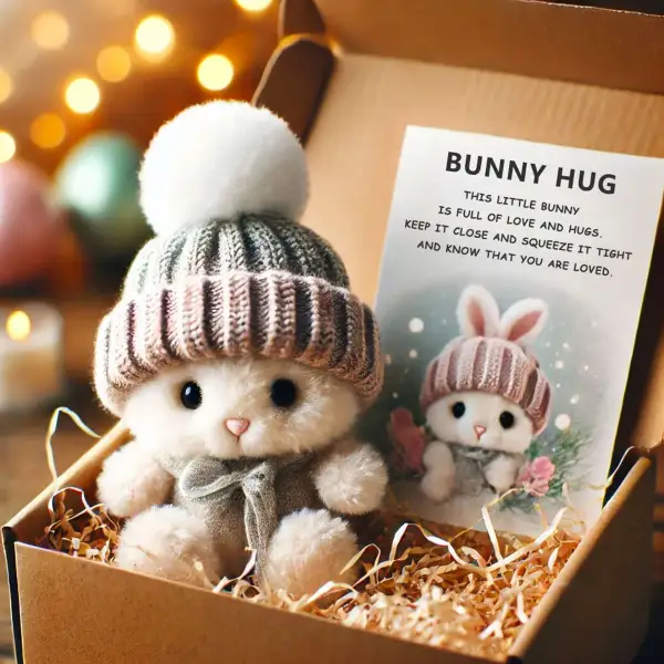 🐰 Mini Bunny Hug Cute Easter Gift - Lukalula.com 