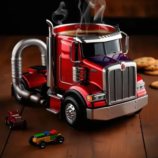 Handcrafted Truck Coffee Mug - Lukalula.com 