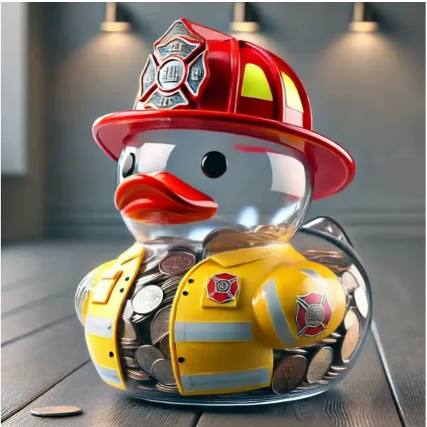 Everyday Hero Duck Piggy Bank - Lukalula.com 