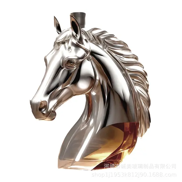 Handblown Horse Whiskey Bottle – Timeless Elegance Meets Craftsmanship​ - Lukalula.com 