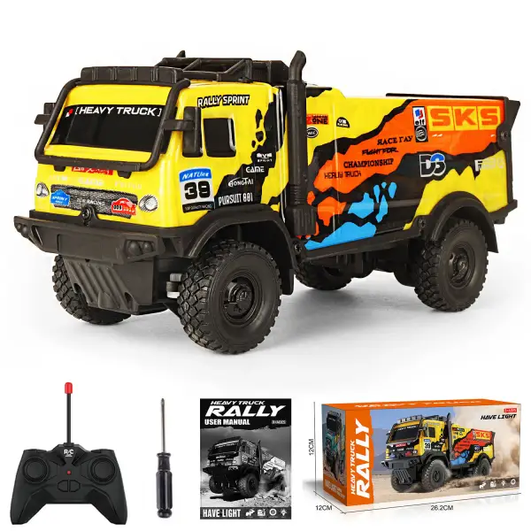 Lighted Heavy Truck Rally RC Car - Lukalula.com 