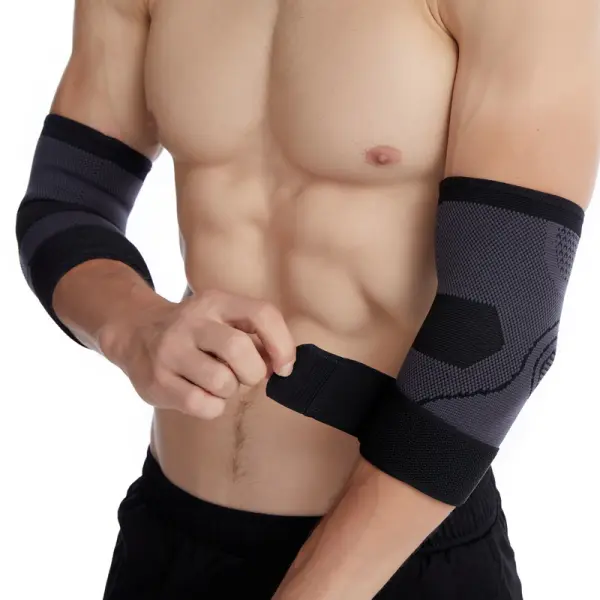 Elbow Compression Sleeve,Pain Relief Elbow Brace, Elbow Sleeve Reduce Joint Pain For Tennis, Golfer, Weightlifting - Lukalula.com 