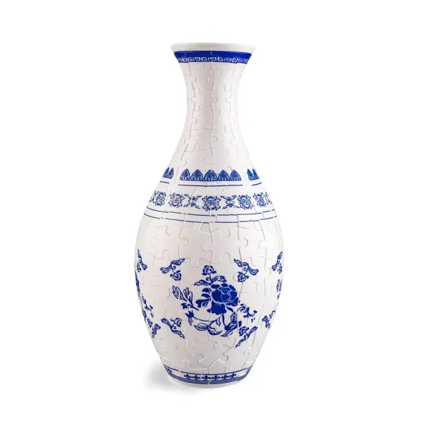 3D Puzzles 160 Pieces DIY Unique Flower Vase 3D Puzzle Vase Gifts (Castle) - Lukalula.com 