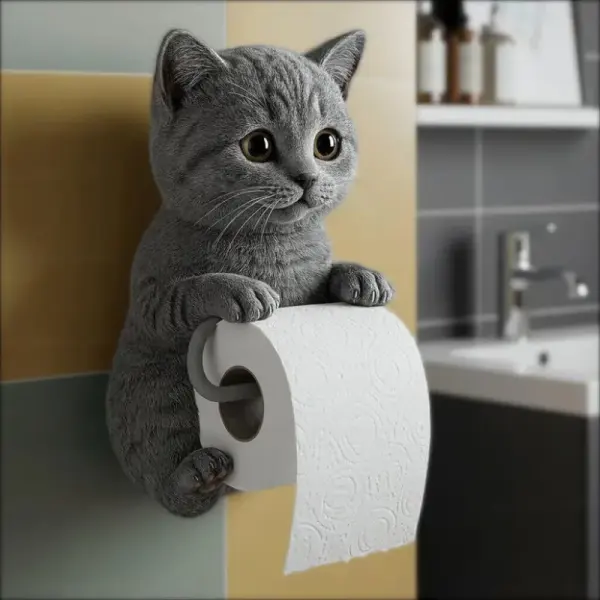 Cat Paper Holder - Lukalula.com 