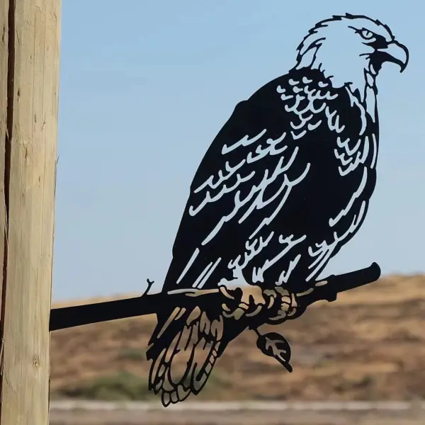 4th Of July Patrioti Metal Eagle Flag Tree Stake - Lukalula.com 