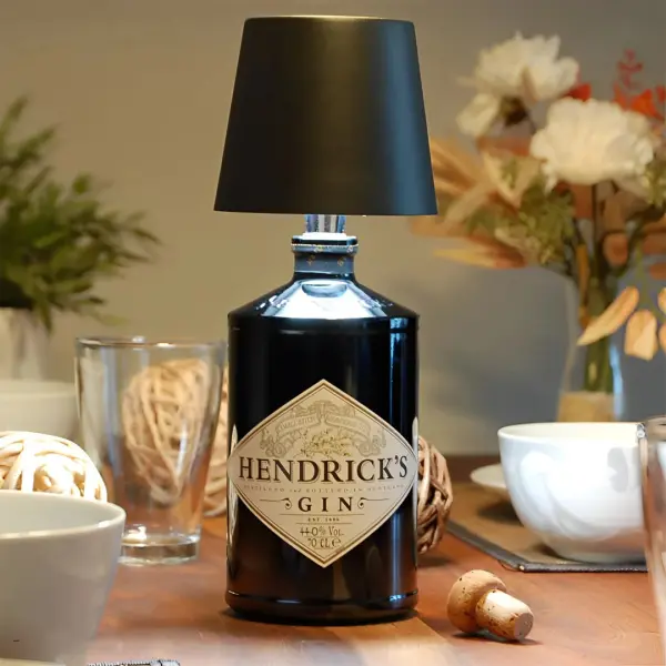 Creative Night Light Table Lamp, DIY Wine Bottle Light, USB Rechargeable Three-color Wine Bottle light, Home Furnishings - Lukalula.com 