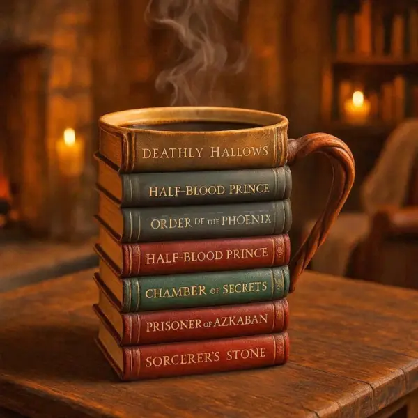 Book Series Coffee Mugs — 3D Unique Library Design, Suitable for Book Lovers - Lukalula.com 