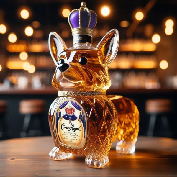 Corgi Whiskey Bottle, Whiskey Decanter, Whiskey Carafe for Wine, Liquor, Scotch, Bourbon, Brandy - Lukalula.com 