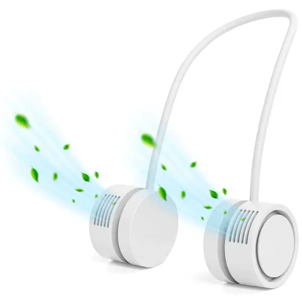 Portable Bladeless Neck Fans, Foldable Rechargeable Bladeless Fans - Lukalula.com 