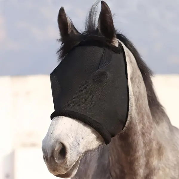 All Round Mesh Horse Fly Mask UV Protective With Fleece Padded Edging - Lukalula.com 