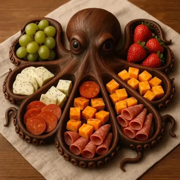 Octopus Charcuterie Platter - Lukalula.com 